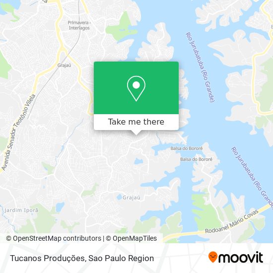 Tucanos Produções map