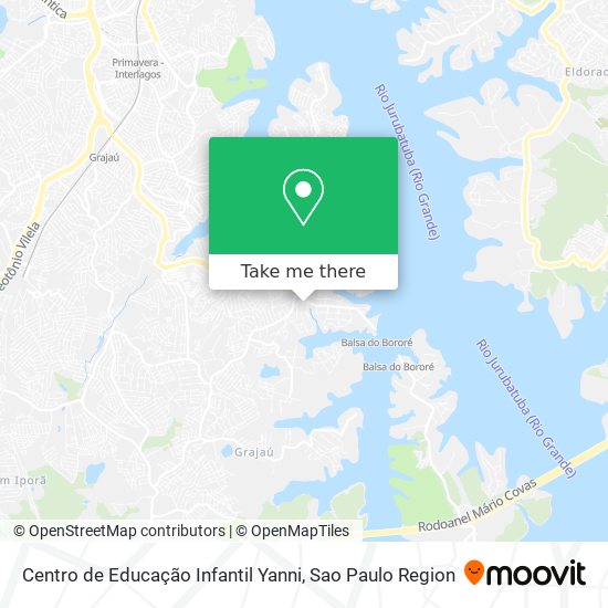 Mapa Centro de Educação Infantil Yanni