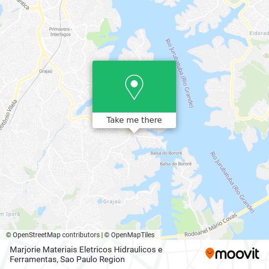 Mapa Marjorie Materiais Eletricos Hidraulicos e Ferramentas