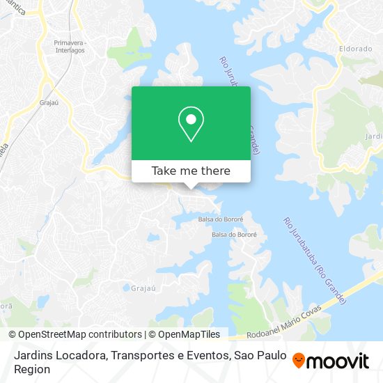 Jardins Locadora, Transportes e Eventos map