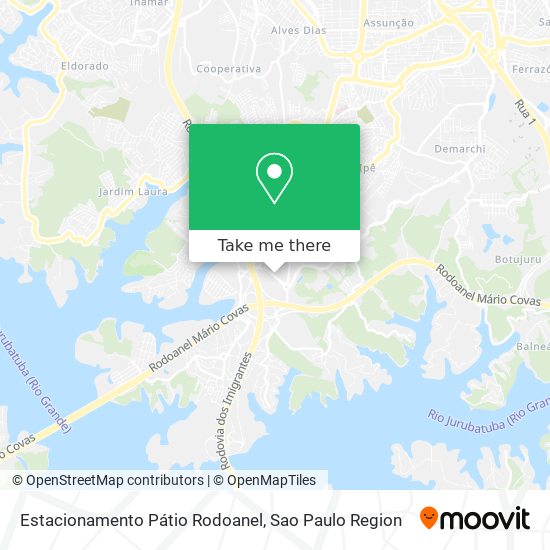 Mapa Estacionamento Pátio Rodoanel