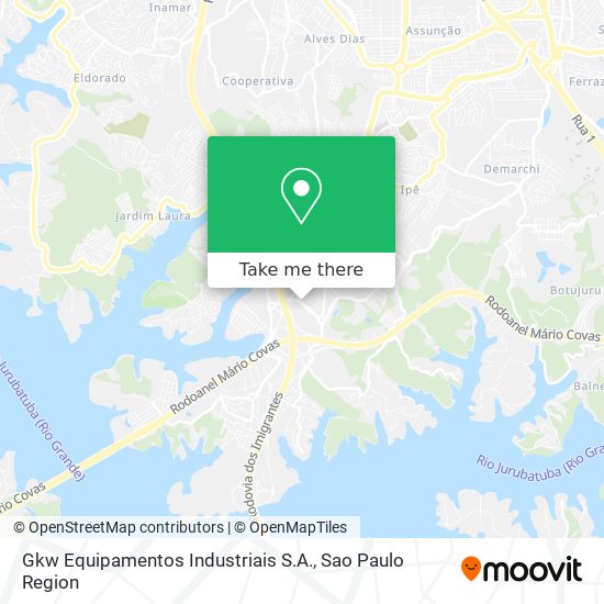 Mapa Gkw Equipamentos Industriais S.A.