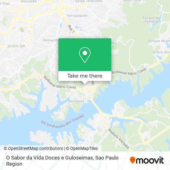 Mapa O Sabor da Vida Doces e Guloseimas