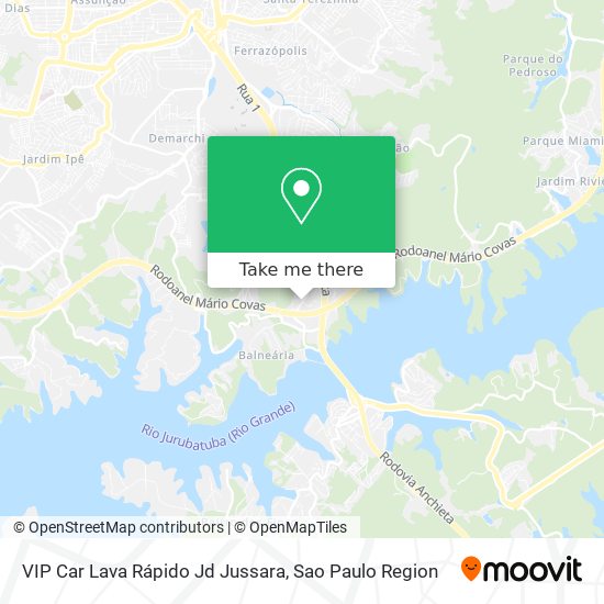 Mapa VIP Car Lava Rápido Jd Jussara