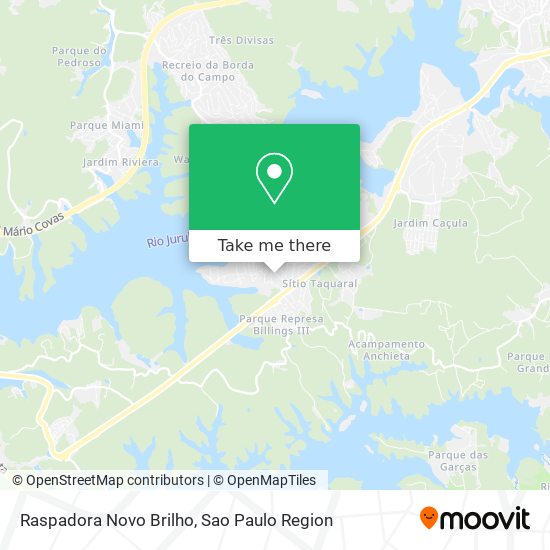 Raspadora Novo Brilho map