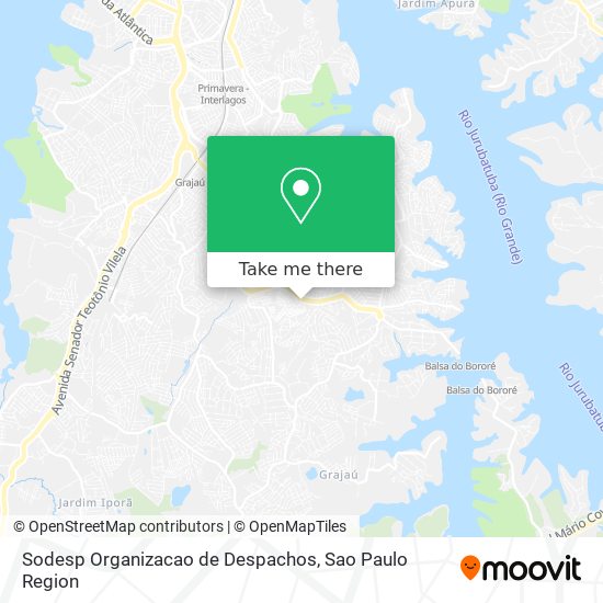 Sodesp Organizacao de Despachos map