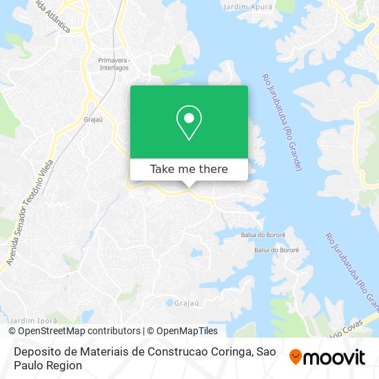 Mapa Deposito de Materiais de Construcao Coringa