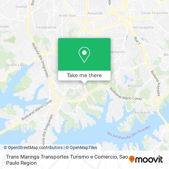 Trans Maringa Transportes Turismo e Comercio map