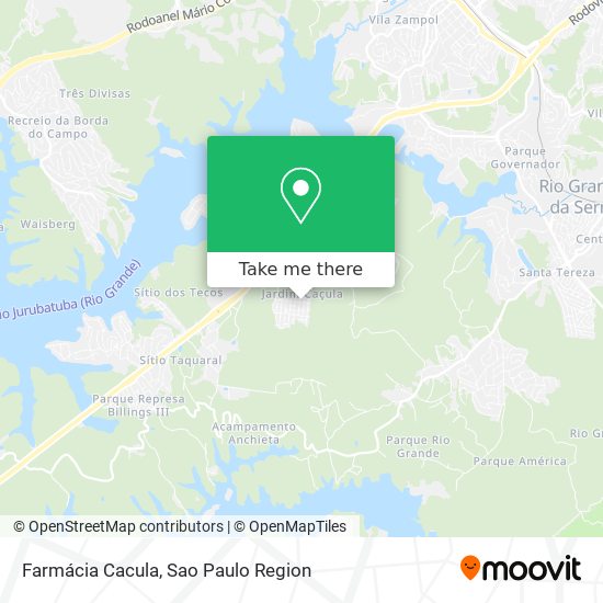 Mapa Farmácia Cacula