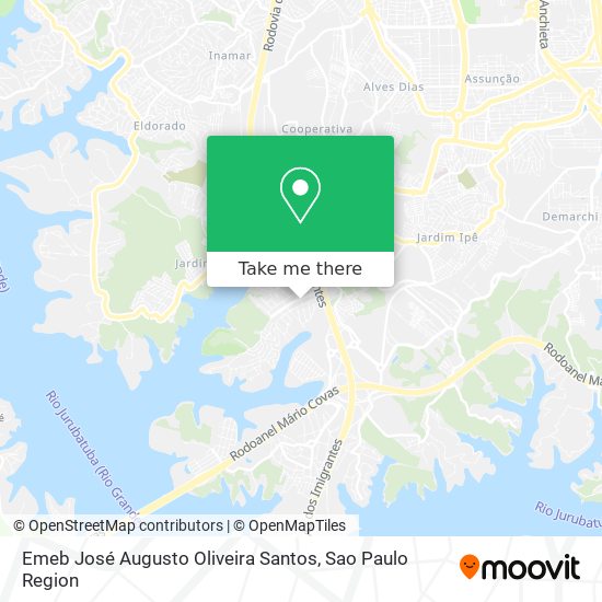 Mapa Emeb José Augusto Oliveira Santos