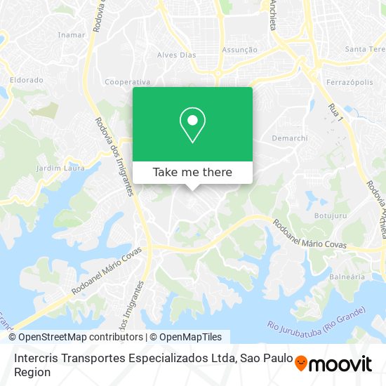 Mapa Intercris Transportes Especializados Ltda