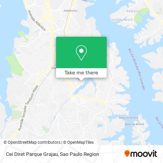 Cei Diret Parque Grajau map