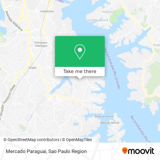 Mercado Paraguai map