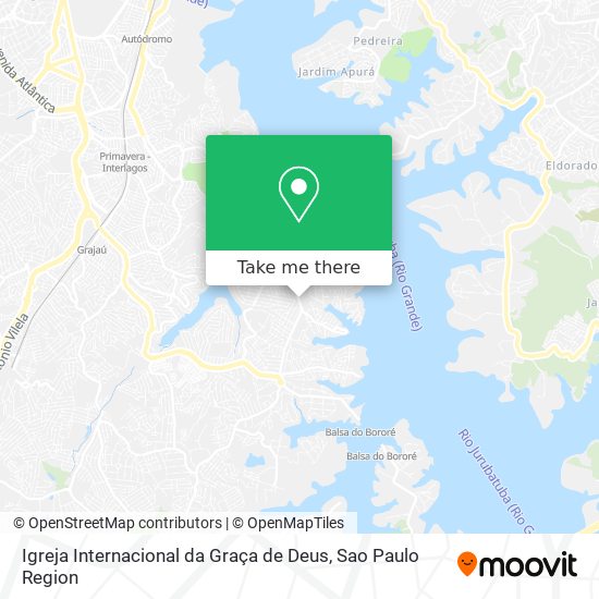 Igreja Internacional da Graça de Deus map