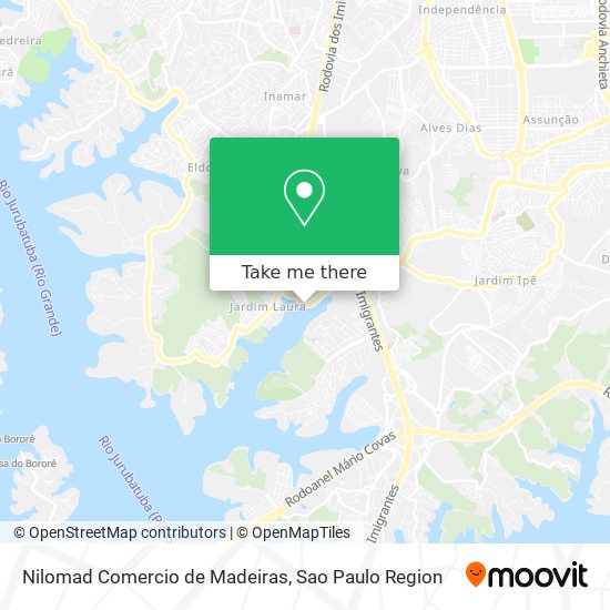 Nilomad Comercio de Madeiras map