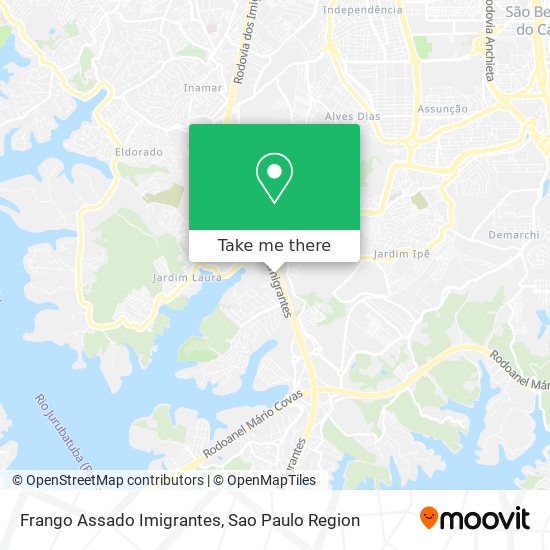 Frango Assado Imigrantes map