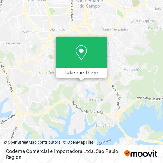 Codema Comercial e Importadora Ltda map
