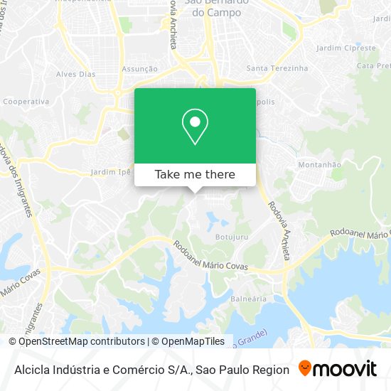 Alcicla Indústria e Comércio S / A. map