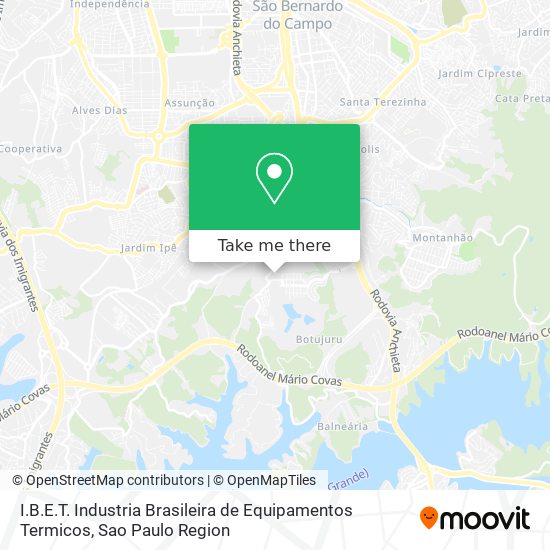 I.B.E.T. Industria Brasileira de Equipamentos Termicos map