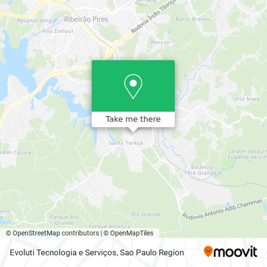 Evoluti Tecnologia e Serviços map