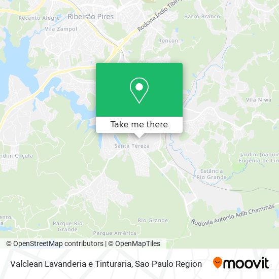 Valclean Lavanderia e Tinturaria map