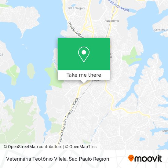 Veterinária Teotônio Vilela map