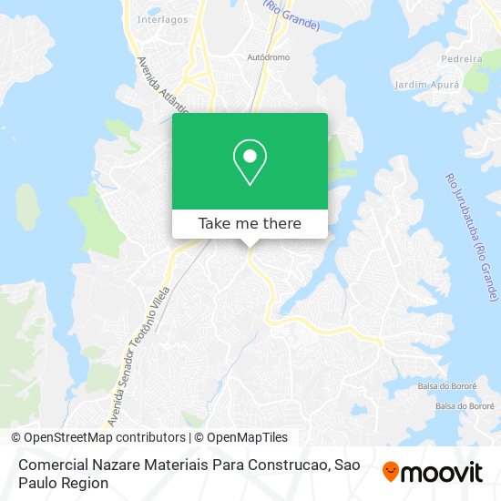 Mapa Comercial Nazare Materiais Para Construcao