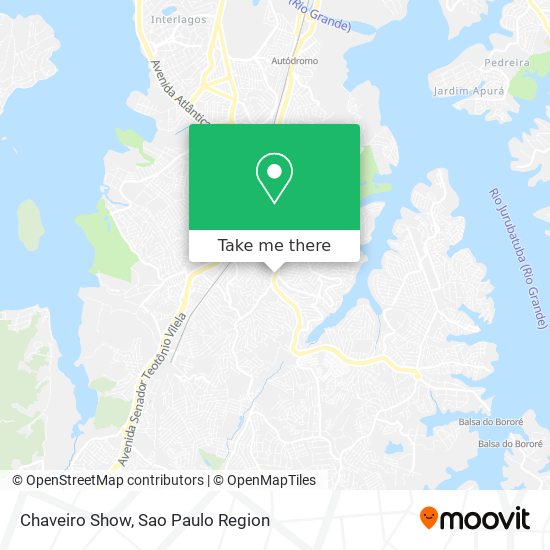 Chaveiro Show map