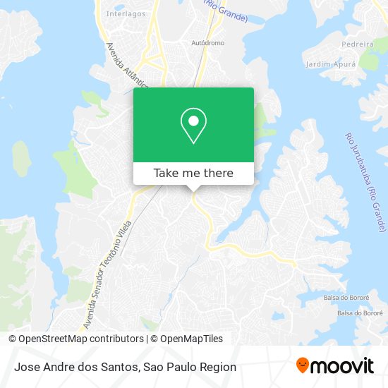 Jose Andre dos Santos map