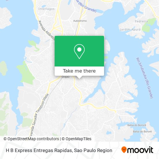 H B Express Entregas Rapidas map