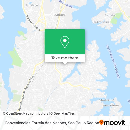 Conveniencias Estrela das Nacoes map