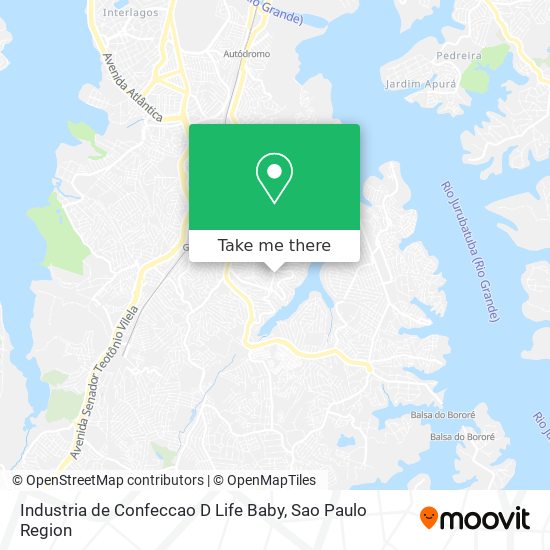 Mapa Industria de Confeccao D Life Baby