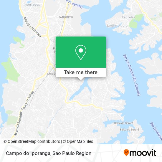 Campo do Iporanga map