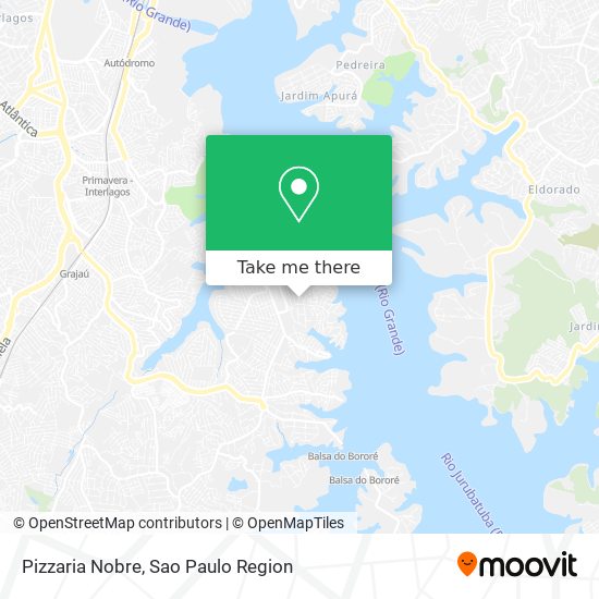 Mapa Pizzaria Nobre