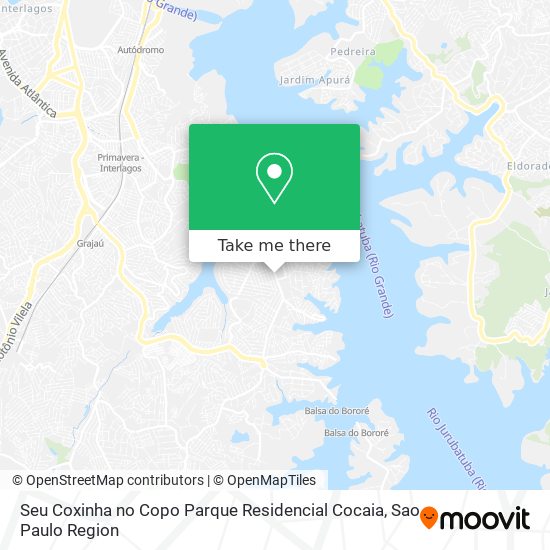 Mapa Seu Coxinha no Copo Parque Residencial Cocaia