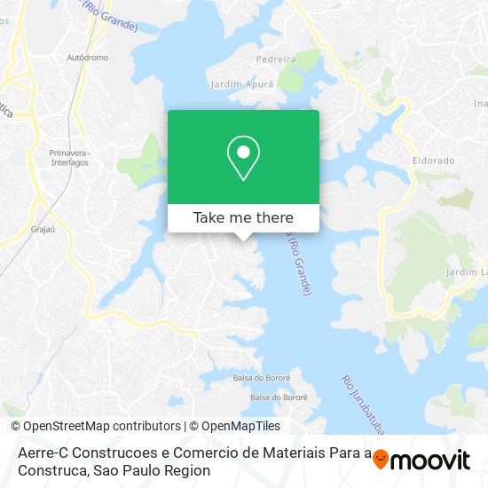 Mapa Aerre-C Construcoes e Comercio de Materiais Para a Construca