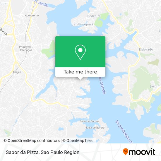 Sabor da Pizza map