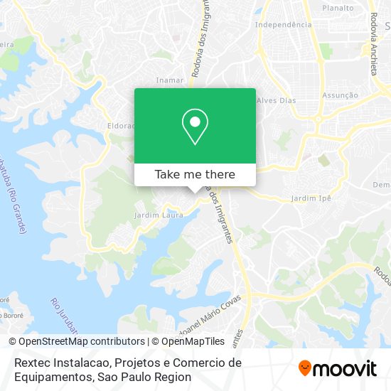 Rextec Instalacao, Projetos e Comercio de Equipamentos map