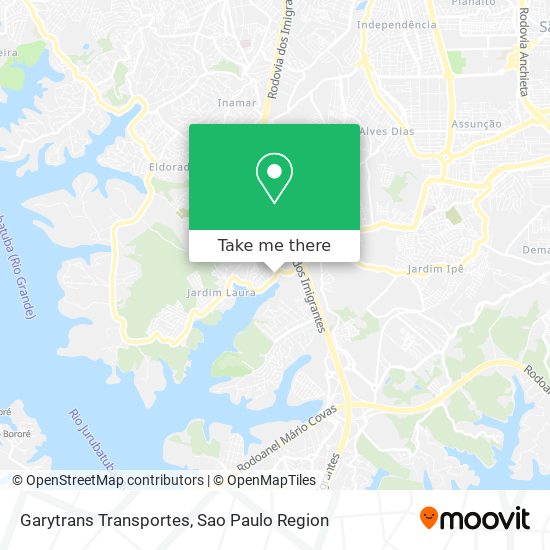 Garytrans Transportes map