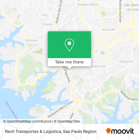 Rech Transportes & Logistica map