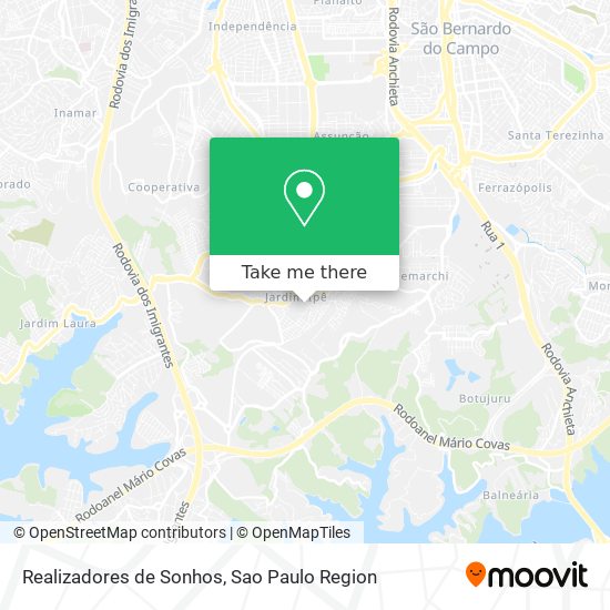 Mapa Realizadores de Sonhos