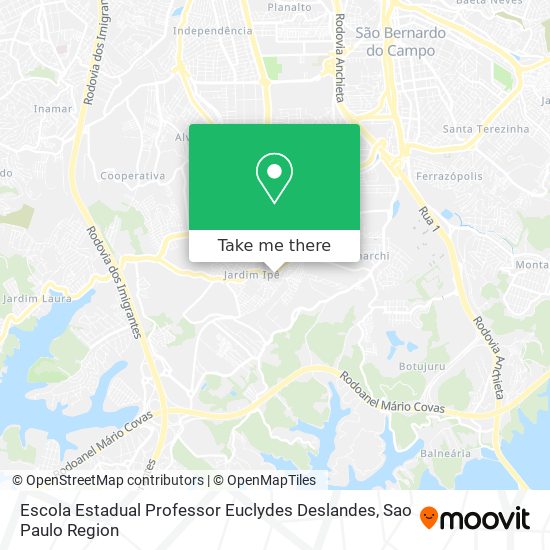 Escola Estadual Professor Euclydes Deslandes map