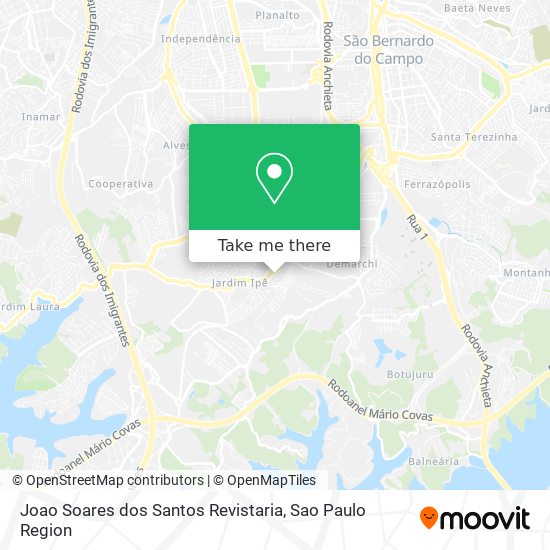 Joao Soares dos Santos Revistaria map
