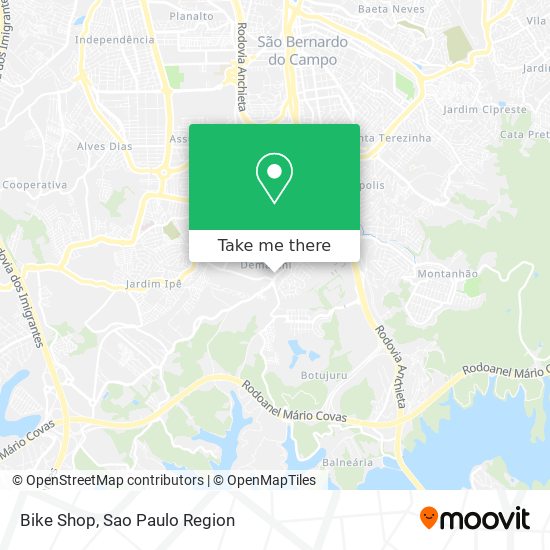 Bike Shop map