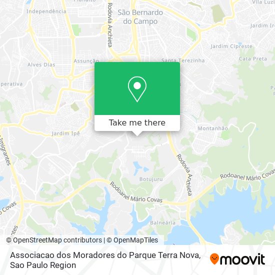 Associacao dos Moradores do Parque Terra Nova map