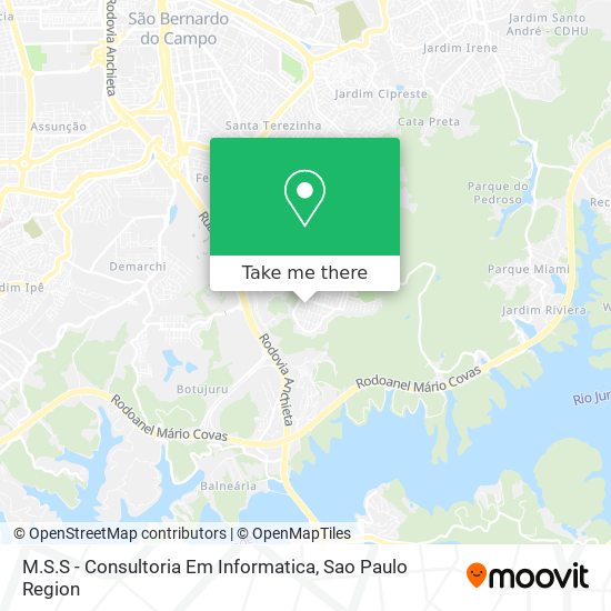 Mapa M.S.S - Consultoria Em Informatica