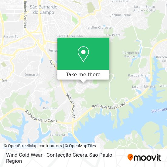 Wind Cold Wear - Confecção Cicera map