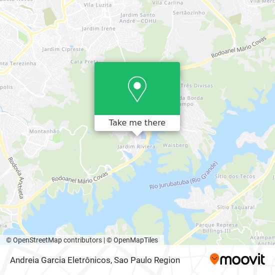 Andreia Garcia Eletrônicos map