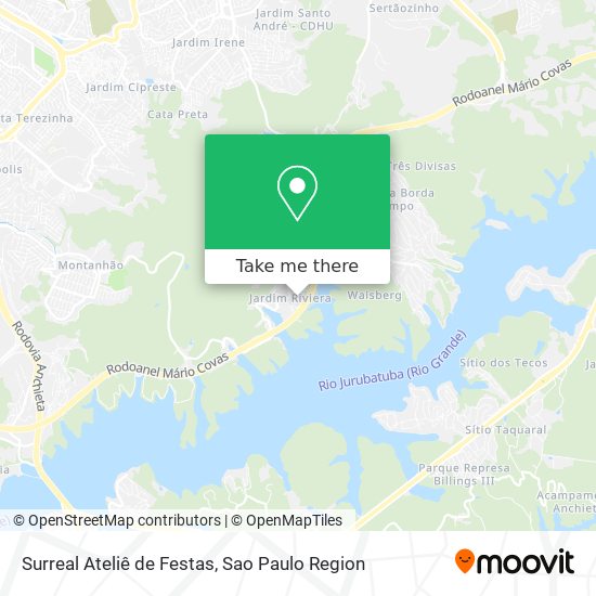 Surreal Ateliê de Festas map