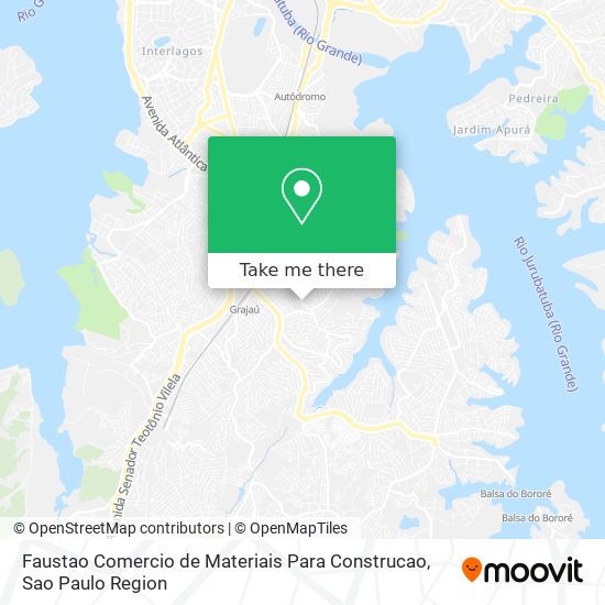 Faustao Comercio de Materiais Para Construcao map